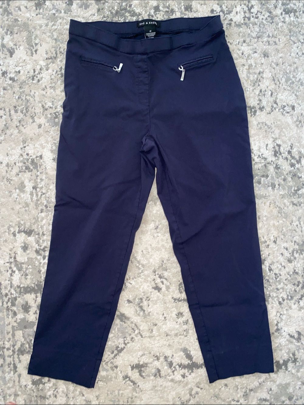 Women's  Navy Slim Stretch Pants